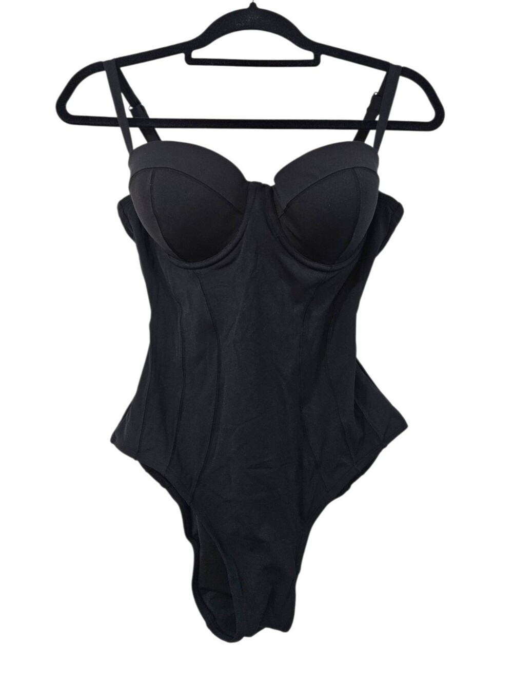 NWT TA3 Hi Cut Lushy Corset Lace Up One-Piece Swimsuit Size XL-Regular/Long